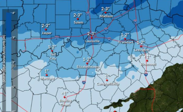 Snow on the way! Winter Weather Advisory issued for much of Kentucky